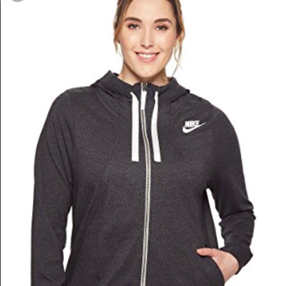 Nike zipper hoodie.